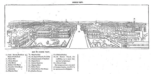 Colosseum print - north view, 1844. Creator: Ebenezer Landells