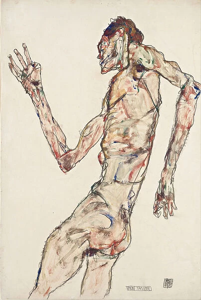 The Dancer, 1913. Artist: Schiele, Egon (1890?1918)
