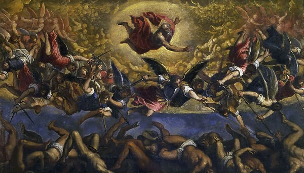 The Fall of the Rebel Angels, c. 1615-1620. Creator: Palma il Giovane, Jacopo, the Younger
