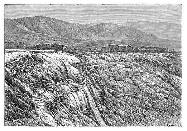 The Falls of Pambuk-Kaleh (or Tambuk), 1895
