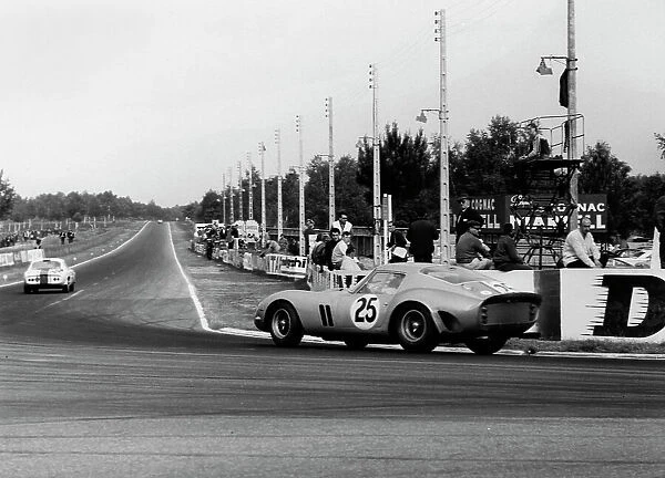 Ferrari 250 GTO of Dumay- Dernier 1963 Le Mans 24 hour race, finished 4th Creator: Unknown