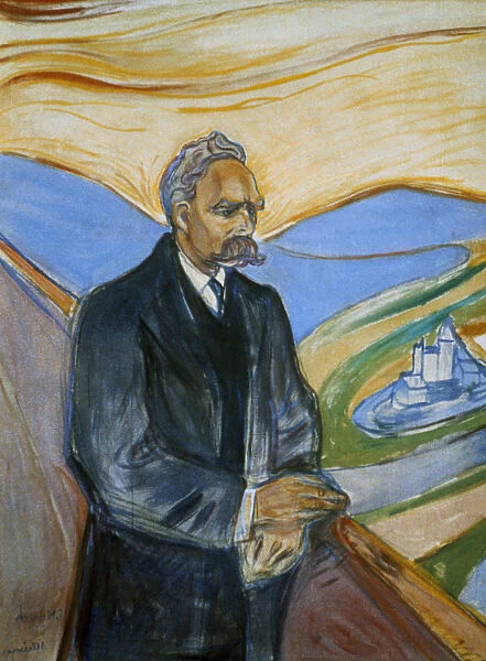 Friedrich Nietzsche, 1906. Artist: Edvard Munch