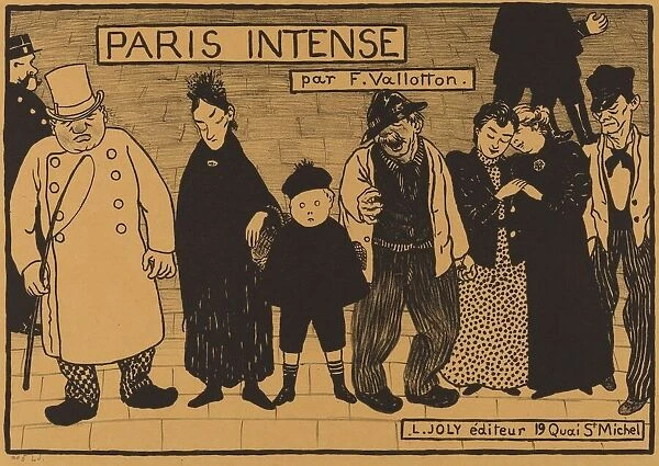 Frontispiece from 'Paris Intense', 1894. Creator: Felix Vallotton