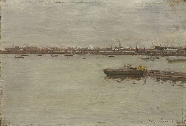 Gray Day on the Bay, c. 1886. Creator: William Merritt Chase (American, 1849-1916)