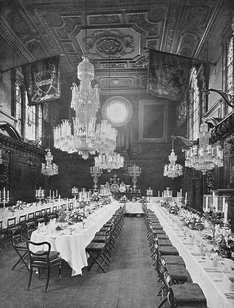 Interior of Mercers Hall, City of London, c1910 (1911). Artist: Sandell Ltd