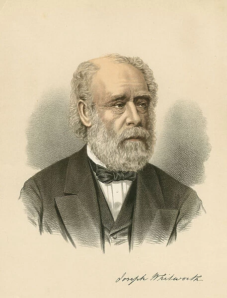 Joseph Whitworth, British engineer and inventor, c1880
