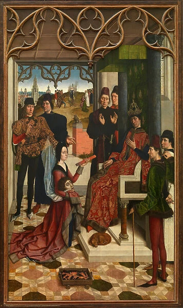 The Justice of Emperor Otto III: Ordeal by Fire, 1471-1475. Artist: Bouts, Dirk (1410  /  20-1475)