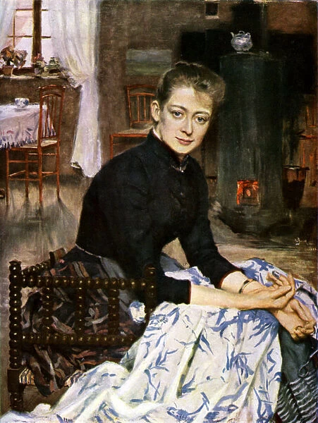 Konstnarens Wife, 1886 (1945). Artist: Sven Richard Bergh