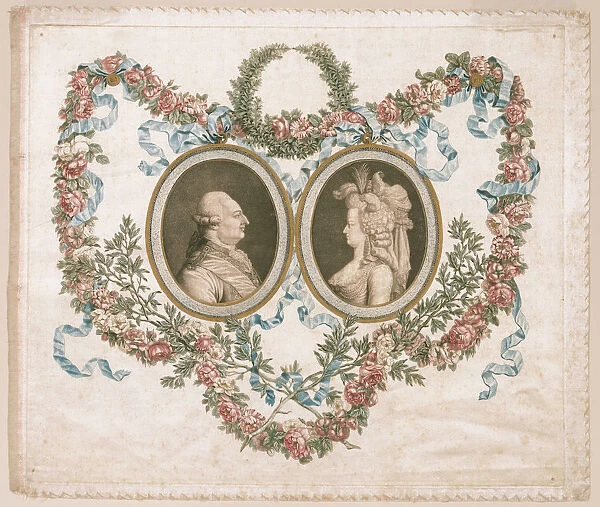 Louis XVI and Marie Antoinette, ca 1781