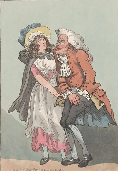 Lust and Avarice, November 29, 1788. November 29, 1788. Creator: Thomas Rowlandson
