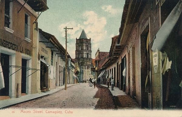 Maceo Street, Camaguey, Cuba, 1944