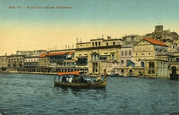 Malta - Admirality House Vittoriosa, c1918-c1939. Creator: Unknown