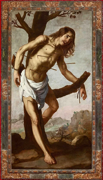 The Martyrdom of Saint Sebastian, c. 1650. Creator: Zurbaran, Francisco, de (1598-1664)