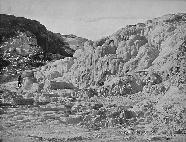 Minerva Terrace, Yellowstone Park, c1897. Creator: Unknown