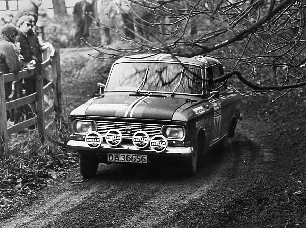 Moskvitch 412, Knudtzen, 1972 R. A. C. Rally. Creator: Unknown