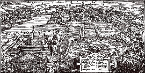 Nesvizh, 1604. Artist: Makowski, Tomasz (c. 1575-c. 1630)