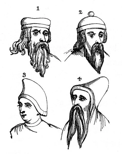 Norman head coverings, (1910)