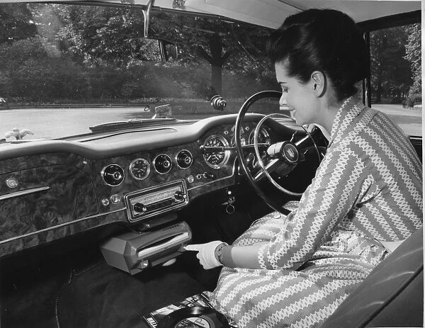 Phillips Auto Mignon in - car record player circa 1962. Creator: Unknown