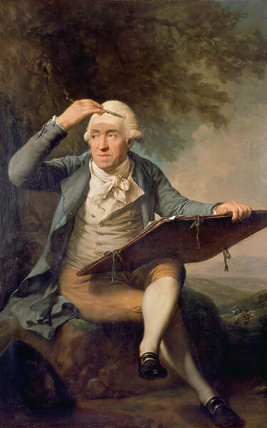 Portrait of Adrian Zingg (1734-1816), 1797-1799