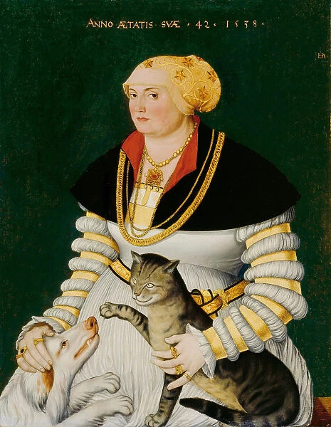 Portrait of Cleophea Holzhalb, nee Krieg von Bellikon, 1538