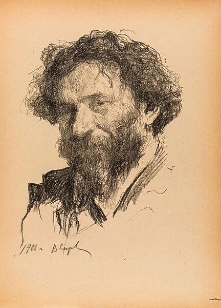 Portrait of the painter Ilya Yefimovich Repin (1844-1930), 1901