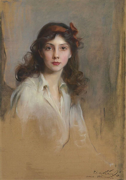 Portrait of Princess Xenia Georgievna of Russia (1903-1965), 1915