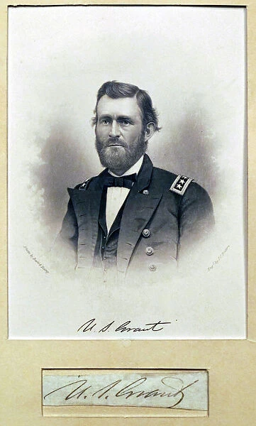 Portrait of U. S. Grant, late 19th century. Creator: John Chester Buttre
