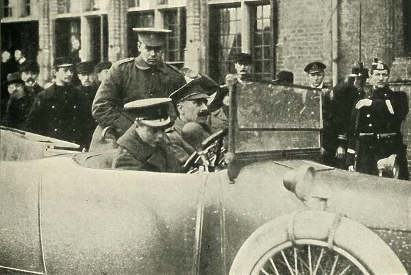 The Prince of Wales in Flanders, First World War, December 1914, (1920). Creator: Unknown