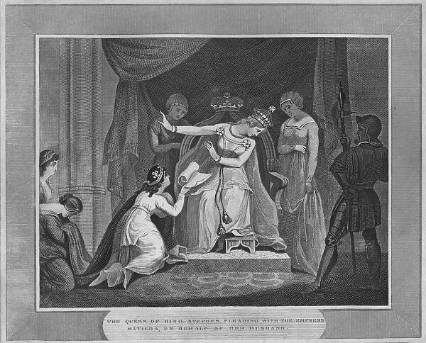 The Queen of King Stephen, Pleading with the Empress Matilda, on behalf of Her Husband, 1838