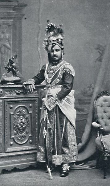 Raja of Rutlam, Central India Agency, 1902. Artist: Bourne & Shepherd