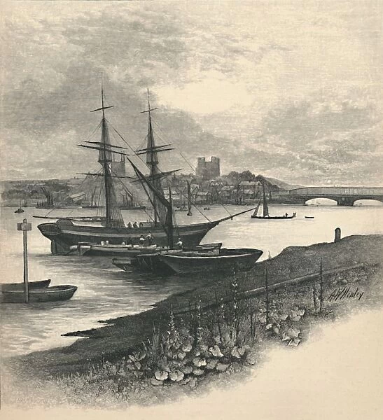 Rochester, from Strood, 1886