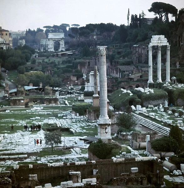 The Roman forum, 2nd-5th century