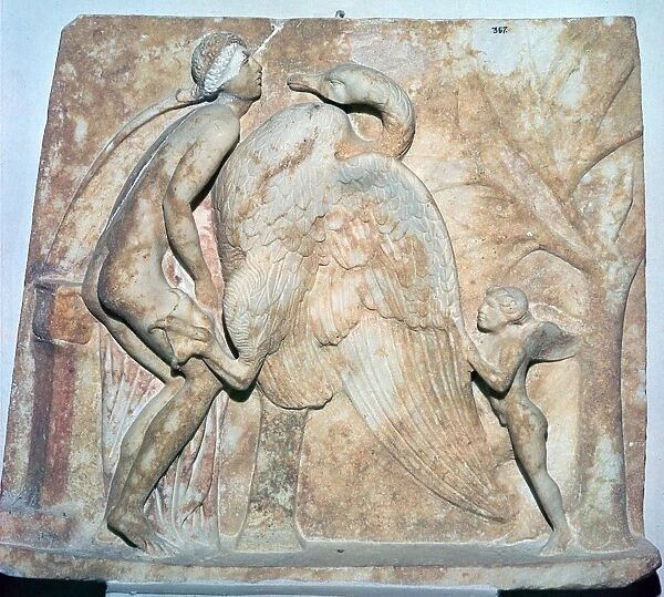 Roman relief of Leda and the Swan, 1st century