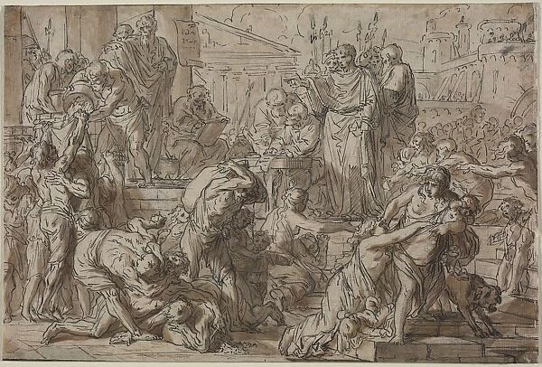 Roman Subject, 1700s. Creator: Philibert Benoit Delarue (French, 1718-1780), attributed to