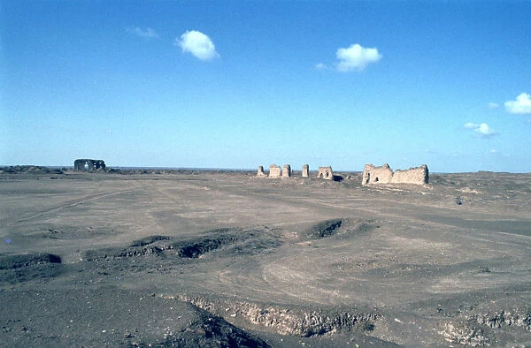 Ruins of the Caliphs Palace, Samarra, Iraq, 1977