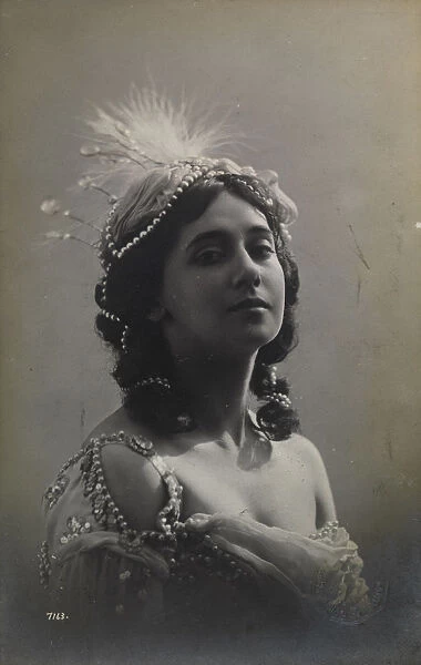 Russian ballerina Tamara Karsavina, 1912
