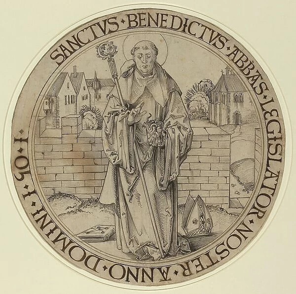 Saint Benedict, 1510 / 1515. Creator: Hans von Kulmbach