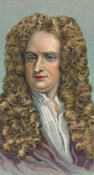 Sir Isaac Newton (1643-1727), English mathematician, astronomer and physicist, 1924