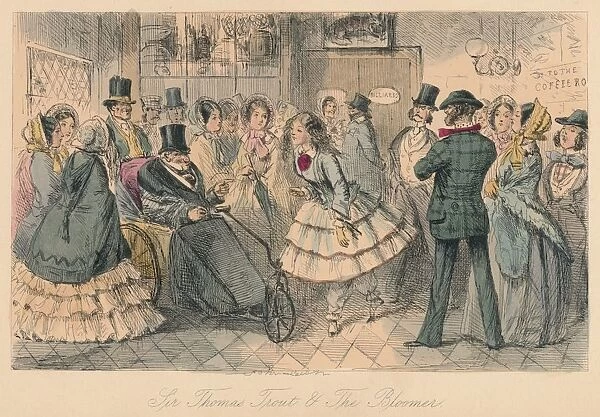 Sir Thomas Trout & The Bloomer, 1854. Artist: John Leech