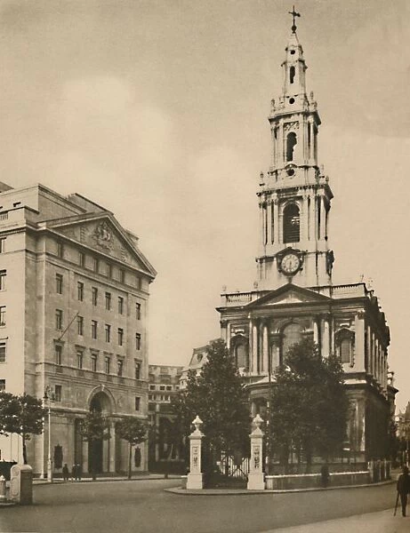 St. Mary-Le-Strand, Distinguished By Modern Street Widening, c1935. Creator: Donald McLeish