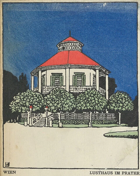 Vienna: 'Pleasure Pavilion'in the Prater (Wien: Lusthaus im Prater), 1908