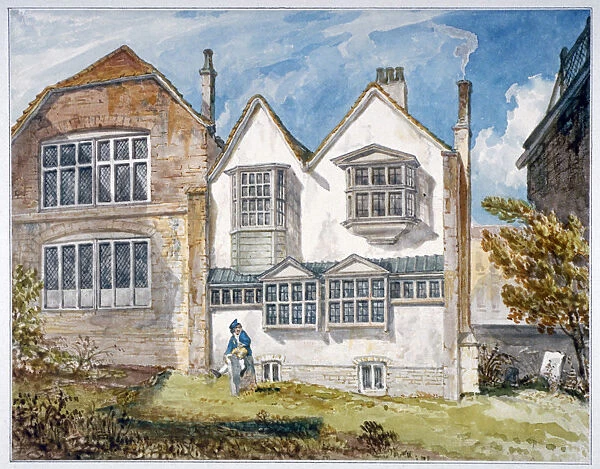 View of St Olaves School, Tooley Street, Bermondsey, London, c1820. Artist