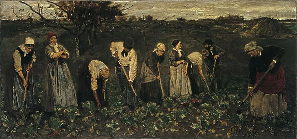 Workers on the beet field. Artist: Liebermann, Max (1847-1935)