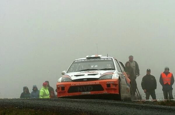 F5564. Eamon Boland (IRL), Ford Focus, on Stage 8.