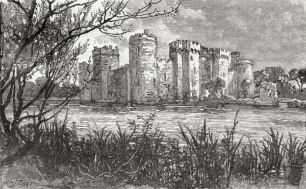 Bodiam Castle, Near Robertsbridge, East Sussex, England In The Late 19Th Century. From Our Own Country Published 1898