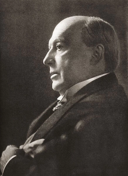 Henry James, 1843 - 1916. American author. After a contemporary print