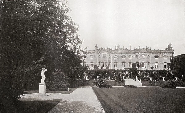Home of Disraeli, Hughendon Manor, Bucks, England. Benjamin Disraeli, 1st Earl of Beaconsfield, 1804 - 1881. British politician and writer who twice served as Prime Minister of the United Kingdom. From The International Library of Famous Literature, published c. 1900