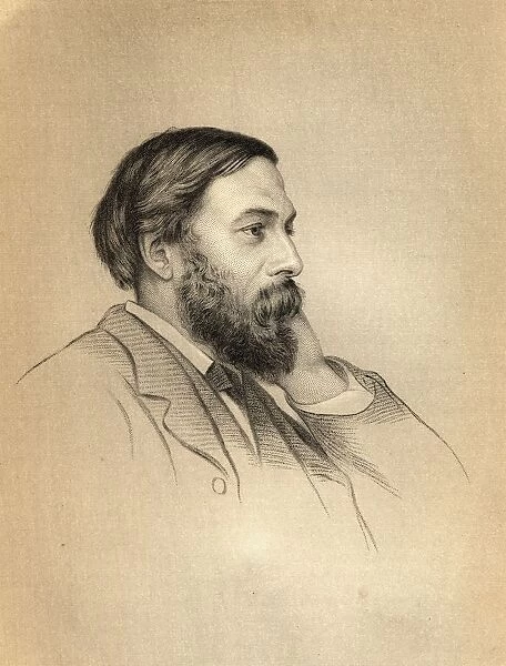 John Addington Symonds, 1840-1893. British Cultural Historian, Writer On Homosexuality, Poet And Translator. Engraved By Joseph Brown From A Drawing By Edward Clifford. From The Book A Short History Of The Renaissance In Italy Published 1894