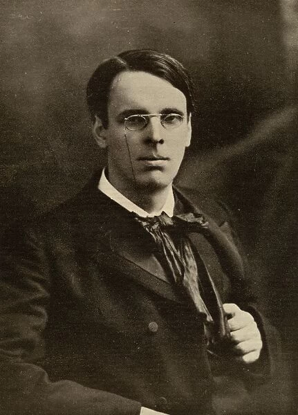William Butler Yeats (1865-1939). Irish Poet, Dramatist And Prose Writer. From The Book The Masterpiece Library Of Short Stories, Irish And Overseas, Volume 11'