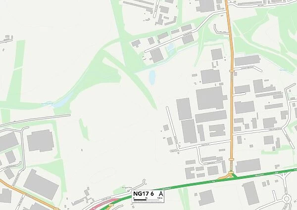 Ashfield NG17 6 Map